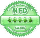 5 stars award from New Free downloads