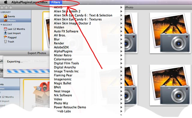 Photoshop plug-ins to iPhoto