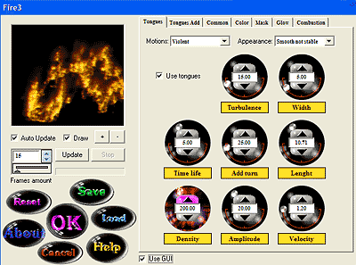 Fire3 dialog window